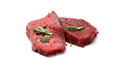 Sala de almacenamiento en frío de carne roja